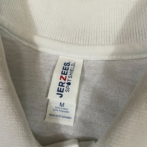 Ted Lasso AFC Richmond Polo Shirt White 50/50 Halloween Costume Adult M - Picture 3 of 4